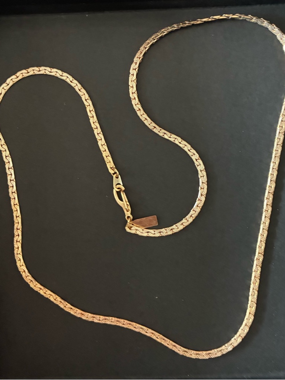 Gold 18k Plated Thick Braided Chain Necklace